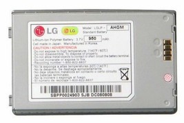 Oem Lg Voyager VX10000 Titanium Gray Cell Phone Battery Back LGLP-AHGM Cover - £3.27 GBP