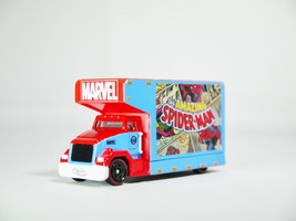 Tomica Marvel Tune 3.0 7-11 Special Edition 2017 SPIDER-MAN Ad Truck Blue - £32.06 GBP
