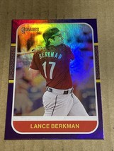 2021 Panini Donruss Baseball Purple Holo Lance Berkman - $1.95