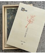 Vincent van Gogh Almond Blossom Journal Notebook in Wooden Case White Fl... - $26.89 CAD