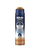 SIX Gillette Fusion ProGlide Sensitive 2 in 1 Shave Gel Ocean Breeze 6 oz - £23.97 GBP
