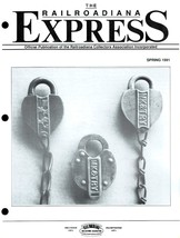 The Railroadiana Express Magazine Spring 1991 Railroad Company Logos - £7.47 GBP