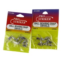 Pro Striker Ball Bearing Snap Swivels, Size 4, 5 Pcs per Pack - $8.87