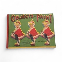 Antique 1910 Objects to Paint Book, Saalfield Publishing Co Akron Ohio C... - €16,77 EUR