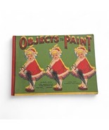 Antique 1910 Objects to Paint Book, Saalfield Publishing Co Akron Ohio C... - $27.48 CAD