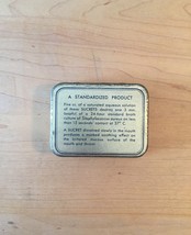 Vintage 50s Hexylresorcinol Sucrets 24 lozenge tin packaging image 2