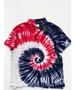 Polo Ralph Lauren Tie Dye Shirt Blue Fuchia White ( S ) - $138.57