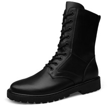 Genuine Leather Men Military Leather Boots Special Force Desert Combat Men Boots - £77.14 GBP