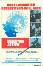 Executive Action original 1973 vintage one sheet poster - £180.20 GBP