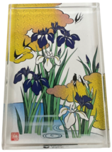 Kodomo Rubber Stamp Blooming Iris Asian Flowers Asia Bird Nature Acrylic Mounted - £11.79 GBP