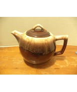 Vintage McCoy Brown Drip Glaze Pottery Tea Pot With Lid Made In USA - $842.81 MXN