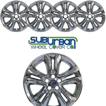 FITS - 2019-2020 Ford Edge SEL Models # 8819P-C 18&quot; Chrome Wheel Skins N... - £94.34 GBP