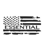 ESSENTIAL American Flag Distressed Military Decal Sticker Car  Outdoor C... - £7.09 GBP+