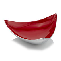 14&quot; X 14&quot; Buffed And Poppy Red Trigon Tray - £76.68 GBP