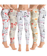 News Paper Leggings Collection - Premium Women&#39;s Leggings Outfits Gift f... - £44.31 GBP