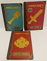 Minecraft Books Lot Of Three Redstone Combat Construction Handbooks - £11.08 GBP