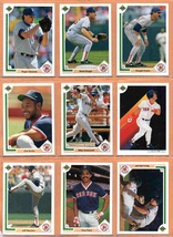 1991 Upper Deck Boston Red Sox Team Lot 27 Wade Boggs Roger Clemens D Evans !  - £1.59 GBP