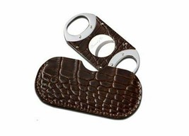 Bizard and Co. - The &quot;Double Guillotine&quot; Cigar Cutter - Croco Pattern To... - $69.00