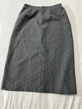 Sag Harbor Petite Women's Rear Zip & Slit Pull-On Pencil Skirt Size 12P Waist 29 image 6