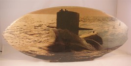 Submarine US Navy Nuclear Sturgeon Class Postcard Inspired Mini Surfboard - $29.65