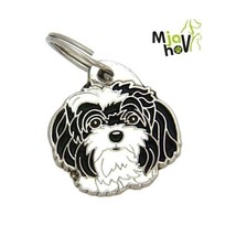 Custom personalized dog name tag, engraved, Bolonka - £16.91 GBP