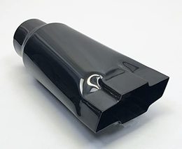 2.50" Inlet Exhaust Tip 4.75" Outlet 9.00" Long Inlet Chevy Bowtie 304 Stainless - $47.00