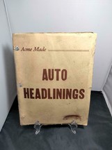 Vintage Acme Made Auto Headlinings Catalog No 172 August, 1972 Screw Bound - £198.10 GBP