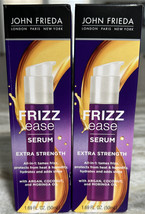 2 John Frieda Frizz Ease Serum Extra Strength 1.69 oz Anti-Frizz Heat Protection - £18.37 GBP