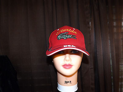 Florida Gators Football Red Hat Cap NWOT Alligator one size adjustable USA - $9.95