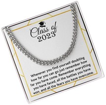 Graduation Gift Necklace, Graduation Gift for Him, - $124.57