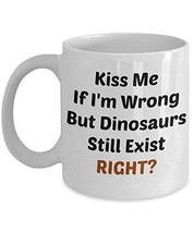 Kissing Coffee Cup - Kiss Me If I&#39;m Wrong - Funny Novelty 11oz Ceramic Coffee Te - £17.53 GBP