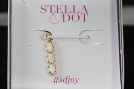 Stella & Dot Charm (New) Gold Momento Opal Stone Letters - I - C913GI - £19.28 GBP