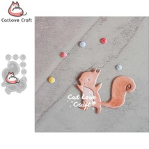 Circus Juggling Squirrel Metal Cutting Dies Scrapbooking Card Making Craft - $9.24