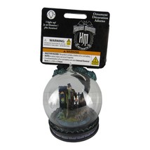 Disney Parks WDW Haunted Mansion Caretaker &amp; Dog Light Up Glass Ornament NWT - £36.17 GBP