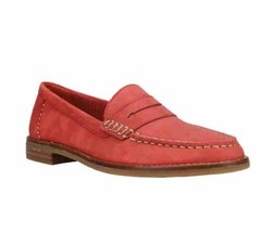 Sperry Seaport Suede Penny Loafers Brick Red Womens Size 6.5 M Flats STS... - £13.61 GBP