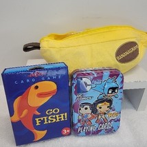 3 GAME LOT - BANANAGRAMS Classic Edition - GO FISH - DC COMICS PLAYING C... - $16.79