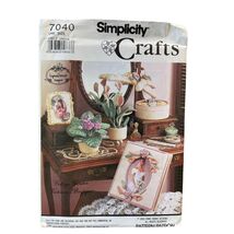 Simplicity Crafts 7040 Victorian Picture Frame Photo Album Hangers Plant... - $4.79