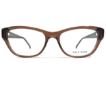 Cole Haan Gafas Monturas CH 1032 BROWN Oro Ojo de Gato Completo Borde 51... - $55.74