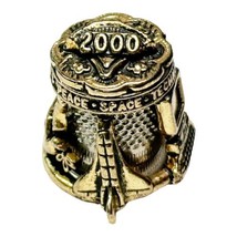 Nicholas Gish 2000 Millennium Revolving Spinning Decorative Thimble 1- 1... - $19.59