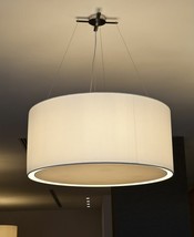 50&quot; Diameter Contardi Lighting Circus Brushed Nickel Pendant with Estell... - $395.99