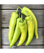 US Seller Hungarian Hot Wax Pepper Yellow Chili Guero Chile Vegetable Ne... - $7.90