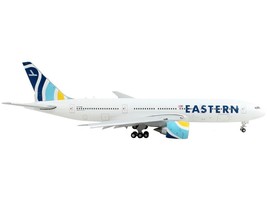 Boeing 777-200ER Commercial Aircraft with Flaps Down &quot;Eastern Air Lines&quot; White - £66.61 GBP