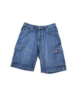 Tommy Hilfiger Mens 33 Cargo Shorts VTG Y2K 90s Skater Streetwear Utilit... - $346.39 MXN