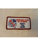 Bowlers Club of Illinois Men&#39;s 250 Game Patch from the 90s Red Border - $10.00