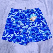 Columbia PFG Swim Super Backcast Water Shorts Blue Fish Print 6&quot; Mens Medium - £27.24 GBP