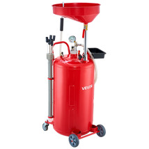VEVOR Waste Oil Drain Tank 21Gal Air Operated Industrial Red for Auto Shops - $199.99