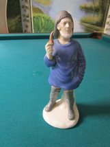Carl Scheneider Heirs 1960s Figurine The Old Man And The Sea Made In Germany 9&quot; - £73.47 GBP