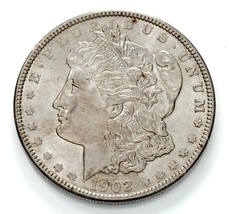 1902 Silver Morgan Dollar in AU+ Condition, Excellent Eye Appeal - $157.39