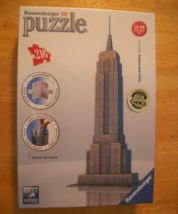 Ravensburger 3D Jigsaw Puzzle 2012 Empire State Building 216 Pieces Sealed Box - £11.00 GBP