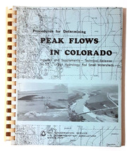 Procedures for Determining Peak Flows in Colorado; Soil Conservation 1977 - $35.69